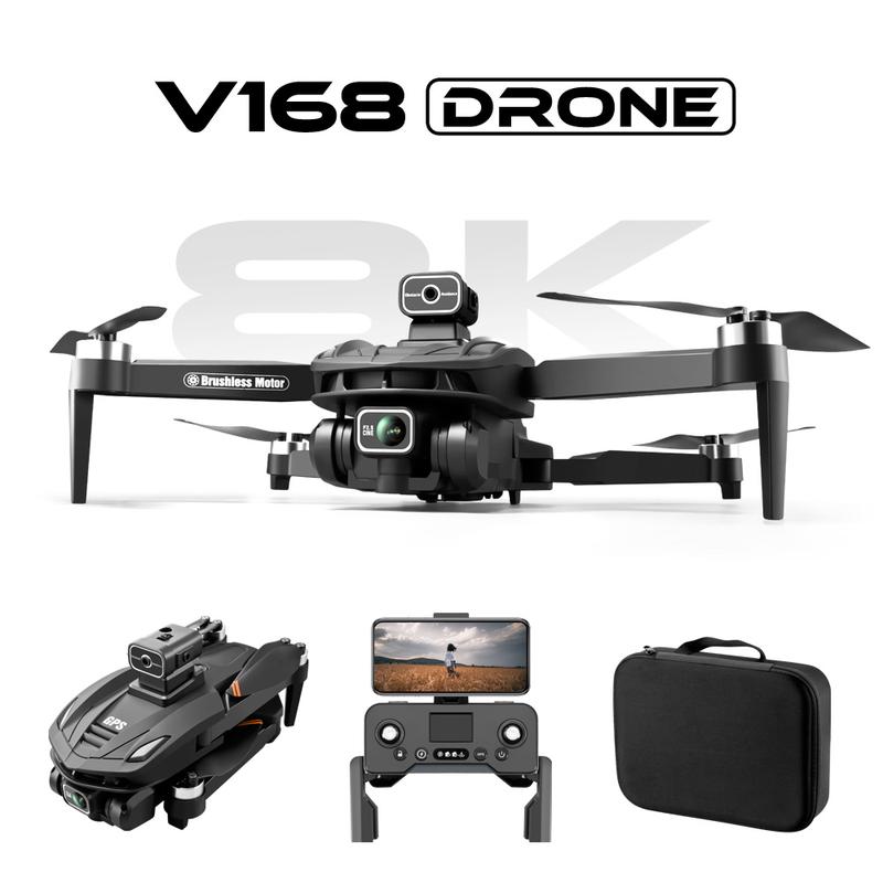 Brushless GPS 8K drone, 6-level wind resistance, Aerial Photography, obstacle avoidance, remote controller, phone app control,folding body Cameras control drone