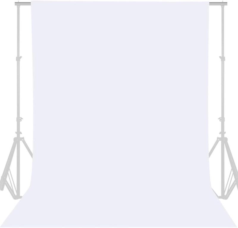 8x10 FT White Backdrop for Photography – Perfect for Photoshoots, Video Recording, Parties, and Photo Booths. Durable Background Screen for Camera