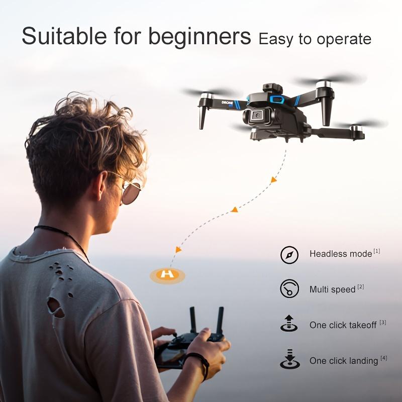 LU60 Drone Dual Camera, Foldable Remote-Controlled Unmanned Vehicle, Remote-Controlled Unmanned Vehicle Toys for Beginners and Men Gifts, Christmas, Halloween and Thanksgiving Gifts Folding control helicopter