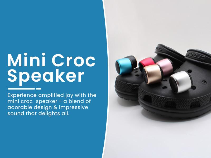 Croc Speaker, bluetooth Speaker Charm, Croc Charm, Croc Jibbitz. Great Sound Quality, Funny Gift, Bluetooth Wireless. 6 Vibrant Colors in Stock.