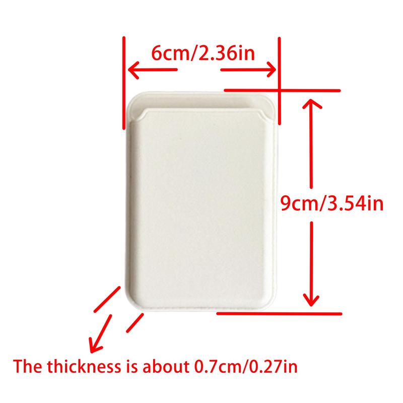 Magnetic Phone Card Holder, 1 Count TPU Magnetic Phone Card Holder, Mobile Phone Accessories for iPhone