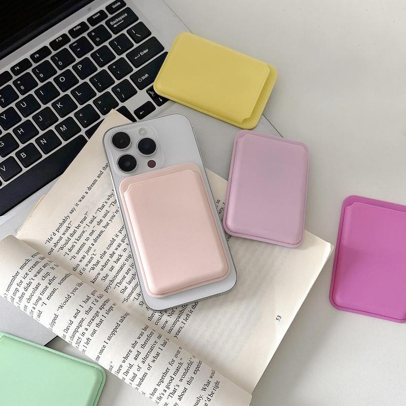 Magnetic Phone Card Holder, 1 Count TPU Magnetic Phone Card Holder, Mobile Phone Accessories for iPhone