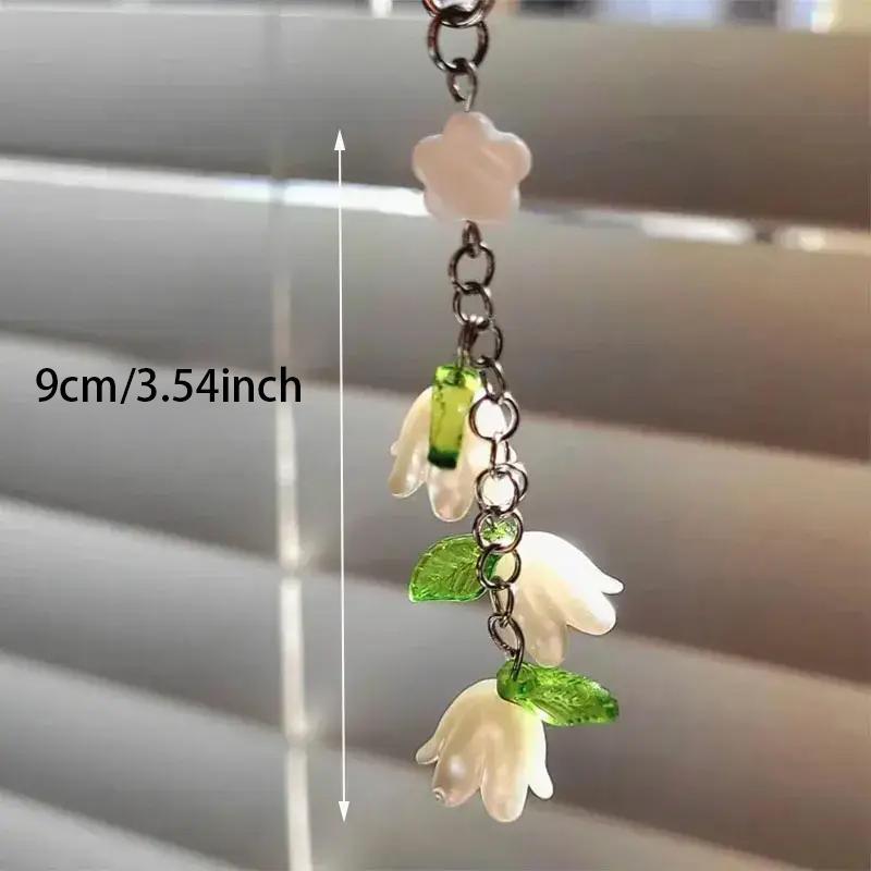 Flower Design Cellphone Lanyard, Cute Flower Charm, Durable Mobile Phone Hanging Ornament, Personalized Smartphone Decoration, Phone Accessories For Women & Girls As Gift