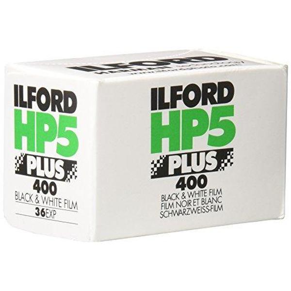 Ilford 1574577 HP5 Plus, Black and White Print Film, 35 mm, ISO 400, 36 Exposures