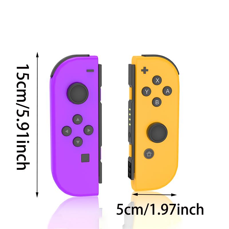 Replacement for Switch Joycons,Switch Controller,Left and Right Switch Joypad Controller Support Dual Vibration Wake-up Screenshot Motion Control,No NFC