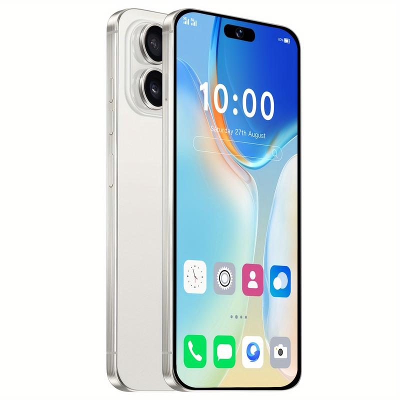 2025NEW2024NEWI15 Pro Max Unlocked Android Phone, 6GB+256GB Unlocked Phone, 6.82-inch HD Display Android 13 Smartphone, 6000mAh Battery 64MP Camera Facial Recognition, Dual SIM 5G Phone