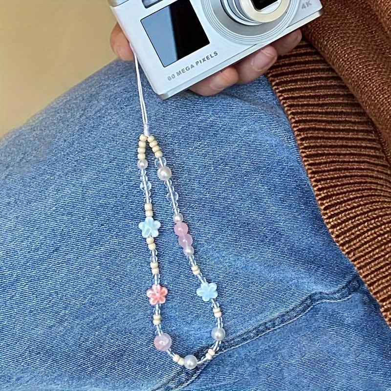 Cute Flower Design Phone Chain, 1 Count Vintage Phone Lanyard, Phone Strap for Women & Girls, Fashion Phone Accessories for Daily Use