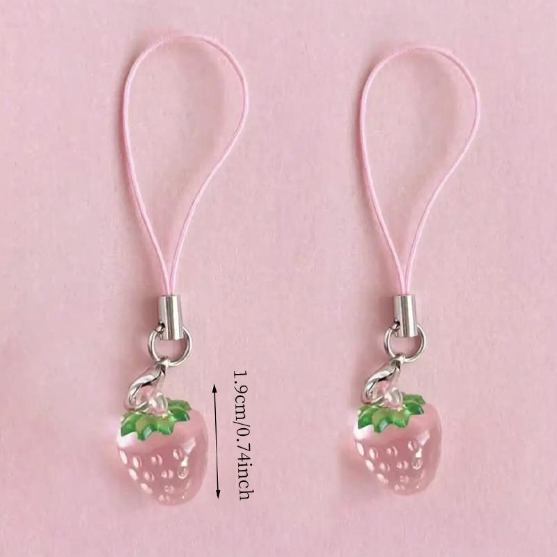 Cute Strawberry Design Phone Lanyard, Anti-lost Phone Strap, Phone Hanging Rope, Fashion Phone Accessories for Women & Girls