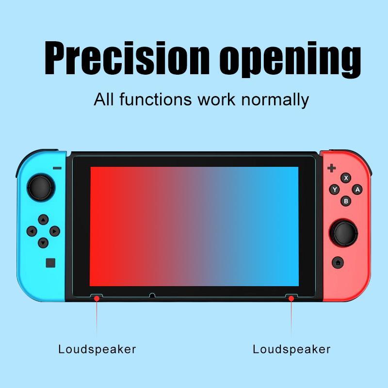 Tempered Glass Screen Protector for Switch Game Console, High Definition Screen Protector, Game Machine Screen Protector for Nintendo Switch Switch Lite Switch OLED