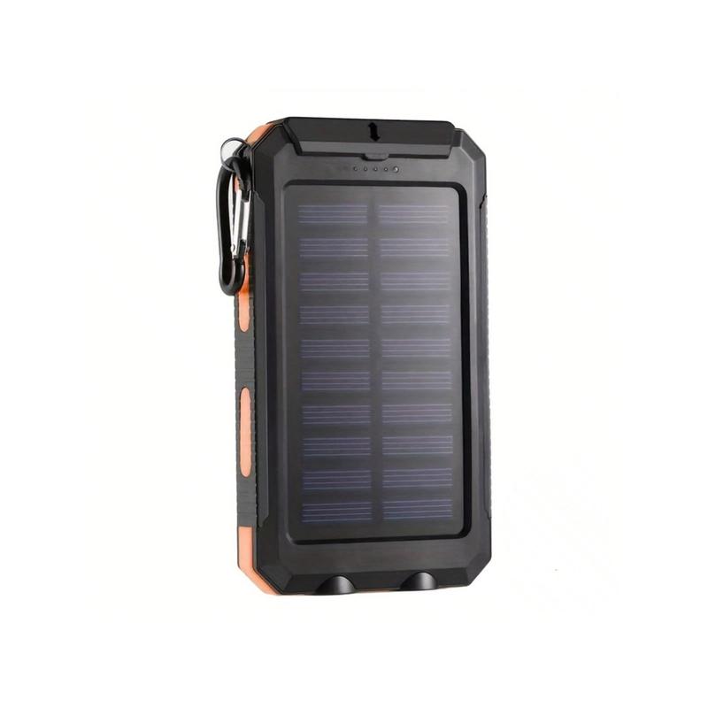 20000mAh Solar Power Bank - Rapid-Charge USB C Output, Waterproof, Dual LED Flashlights - Ultra-Portable Solar Charger For IOS, Android, Outdoor Camping Adventures