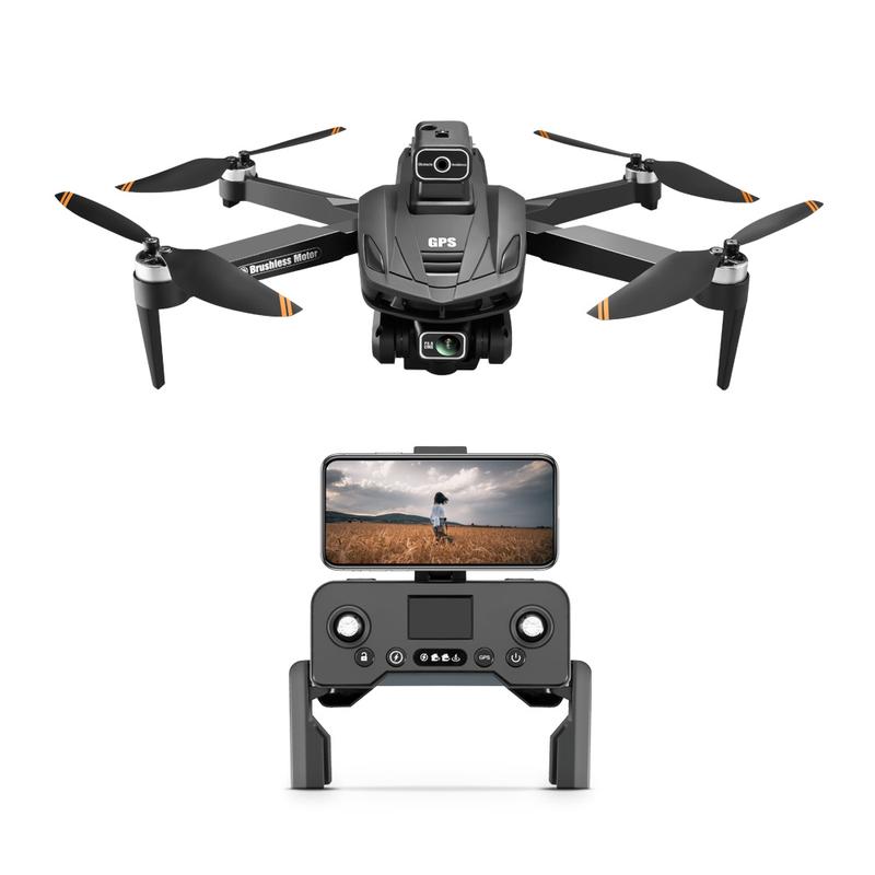 Brushless GPS 8K drone, 6-level wind resistance, Aerial Photography, obstacle avoidance, remote controller, phone app control,folding body Cameras control drone