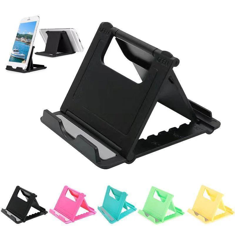 Foldable Tablet & Phone Holder, 1 Count Adjustable Desktop Tablet & Phone Stand, Lightweight Tablet & Phone Holder for Home Office