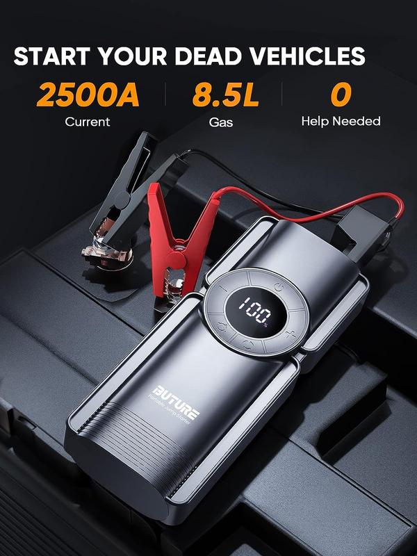 4-in-1 20000mAh Car Jump Starter, Beta01 Power Bank, Safe Car Jumper Box with Display, Emergency Light