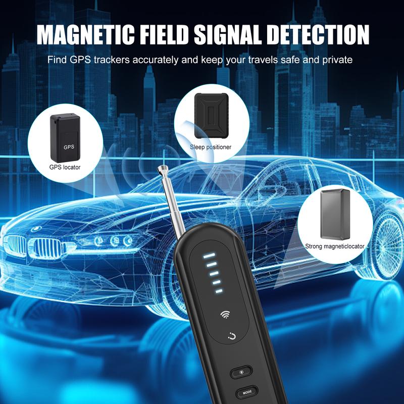 Hidden Camera Detectors, GPS Tracker Detector and RF Signal Scanner, For Office，Travel，Hotel，Car hidden camera GPS detector hidden  gps Portable Hidden Multi-Sensitivity Hidden Travel Bug     Equipment Electronic Device