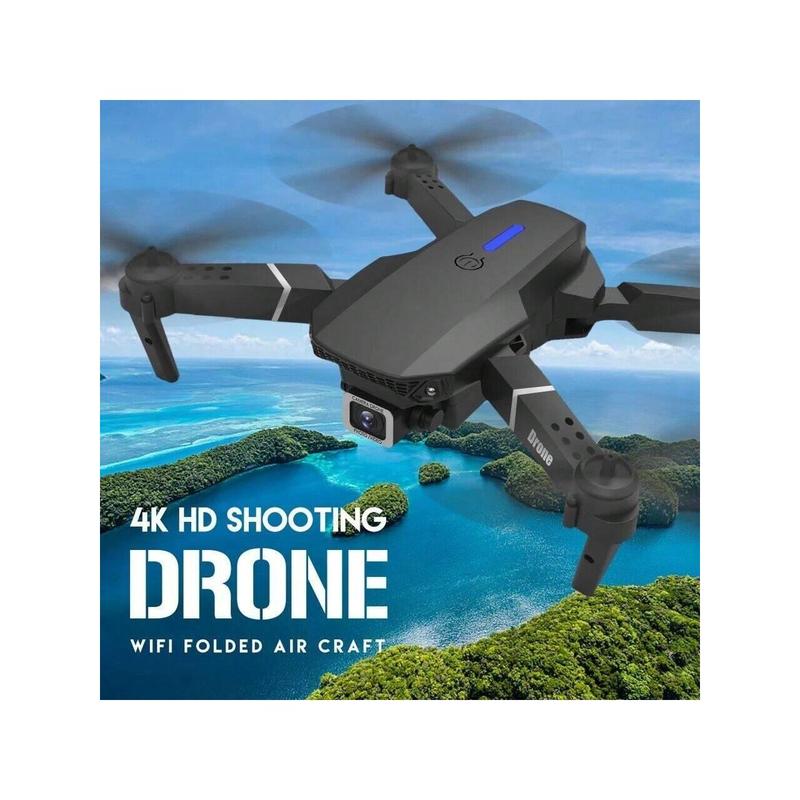 Drone With 4K Dual Cameras Obstacle Avoidance Drone,Remote Control Toys Gifts For Boys Girls With Altitude Hold, Headless Mode, One Key Return Emergency Stop, 3D Flips 2 Batteries, Foldable RC Quadcopter Accessories Rechargeable