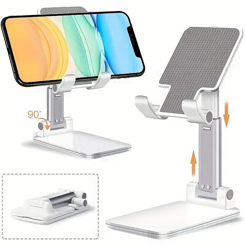 Universal Adjustable Desktop Tablet Holder Stand, Stable & Durable Tablet & Phone Holder, Easy to Use Phone Accessories for Home & Office