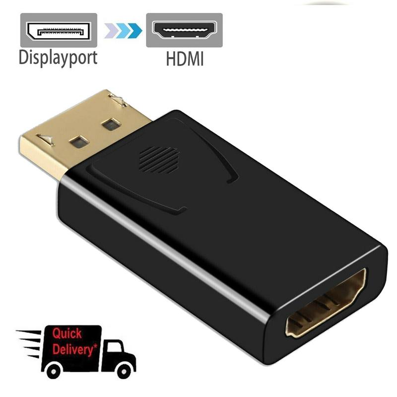 Simyoung Display Port to HDMI Displayport DP HDMI Cable Adapter Conventer Video cord HDTV PC Desktop Laptop