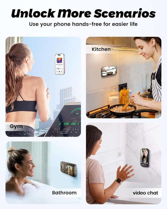 2025 New magnetic suction phone stand for most phone cases, silicone Octopus Cup Buddy Sticky handle stand for iPhone, detachable hands-free call selfie video, ladies girls teen gift, Christmas gift, birthday gift