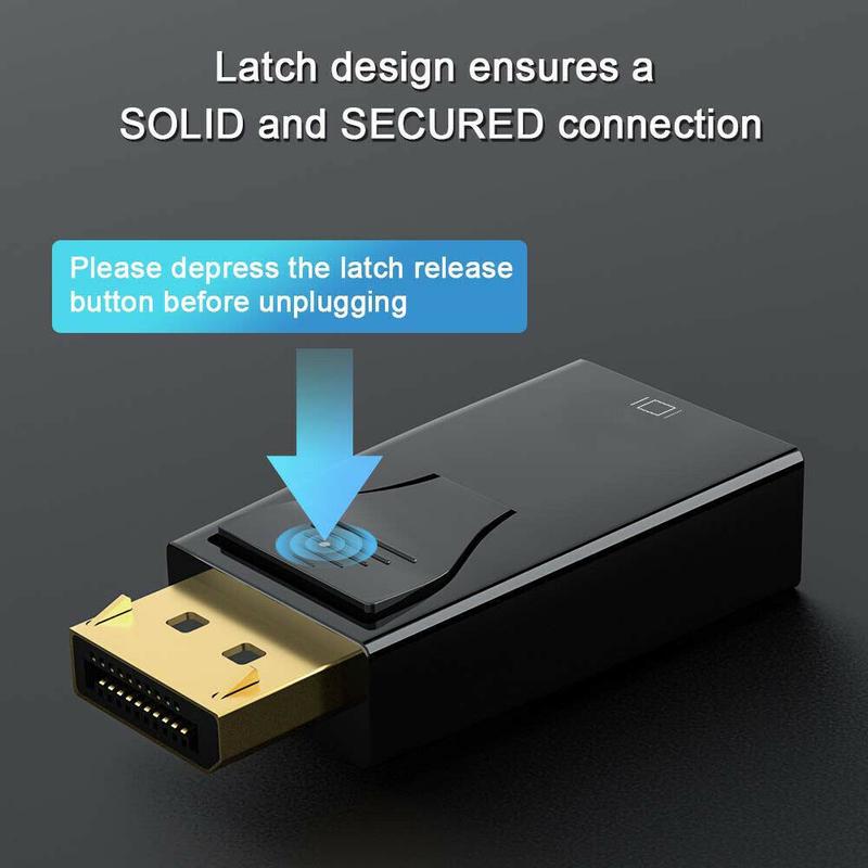 Simyoung Display Port to HDMI Displayport DP HDMI Cable Adapter Conventer Video cord HDTV PC Desktop Laptop