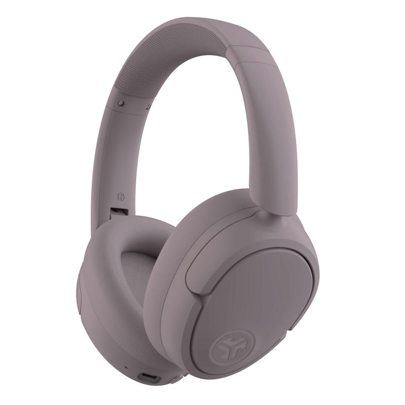 JLab JBuds Lux Active Noise Cancellation Wireless Bluetooth Headphones, Hybrid ANC, Custom EQ, Over-Ear, Be Aware Safety Mode, iPhone   Android