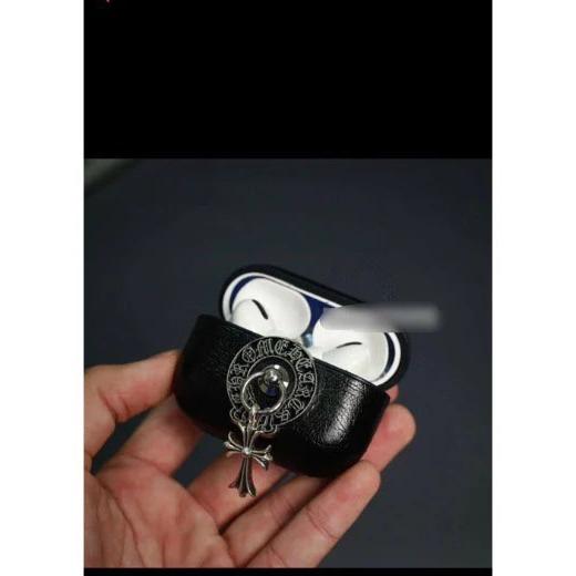 Airpods Case - Airpods 1 2 Pro airpods 3 Case - Chrome Hearts Leather