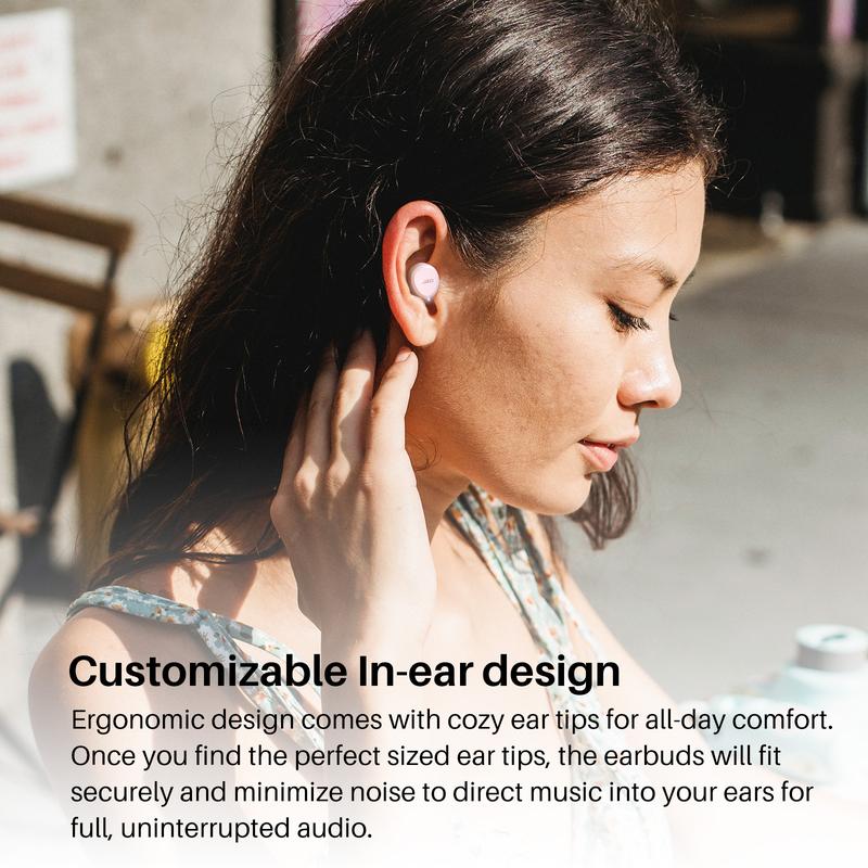 TOZO A1 Mini Wireless Earbuds Bluetooth 5.3 in Ear Light-Weight Headphones Built-in Microphone