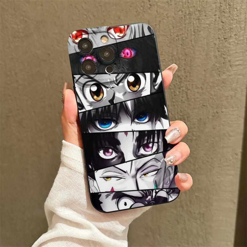 Fashion Anime Pattern Phone Case, Decorative Phone Protector Cover, Phone Accessories Compatible with iPhone 11 12 13 14 15 Pro Max