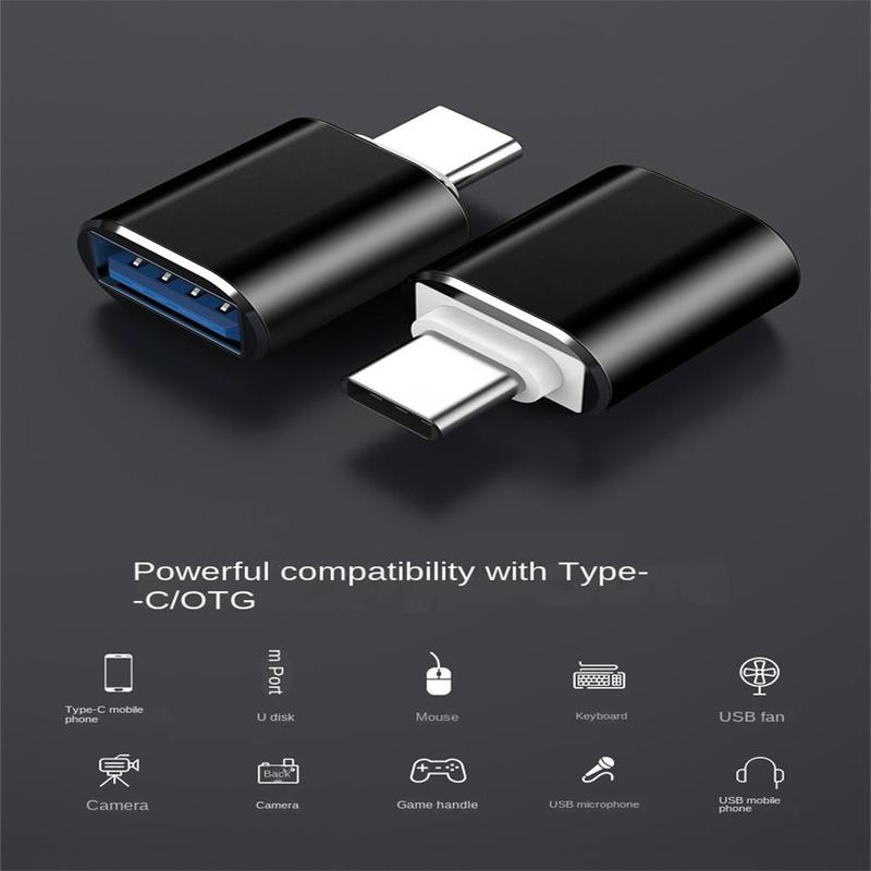 Music Festival Type C To USB OTG Adapter, 1 Count Data Transfer USB-C Connector Phone Supplies for Computer Tablet