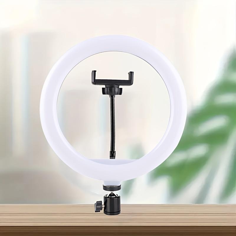 10-Inch LED Ring Light with Adjustable Tripod Stand, Phone Mount for Professional Photos, Videos & Streaming, USB-Powered