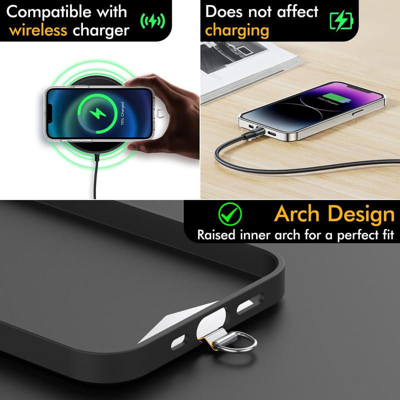 Azrra Phone Lanyard Tab, Universal Mobile Phone Lanyard Tab, Phone Hanging Rope Patch, Phone Strap Replacement Part for iPhone & Android