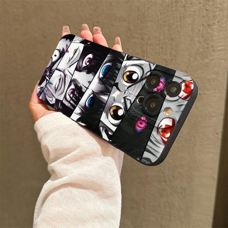 Fashion Anime Pattern Phone Case, Decorative Phone Protector Cover, Phone Accessories Compatible with iPhone 11 12 13 14 15 Pro Max