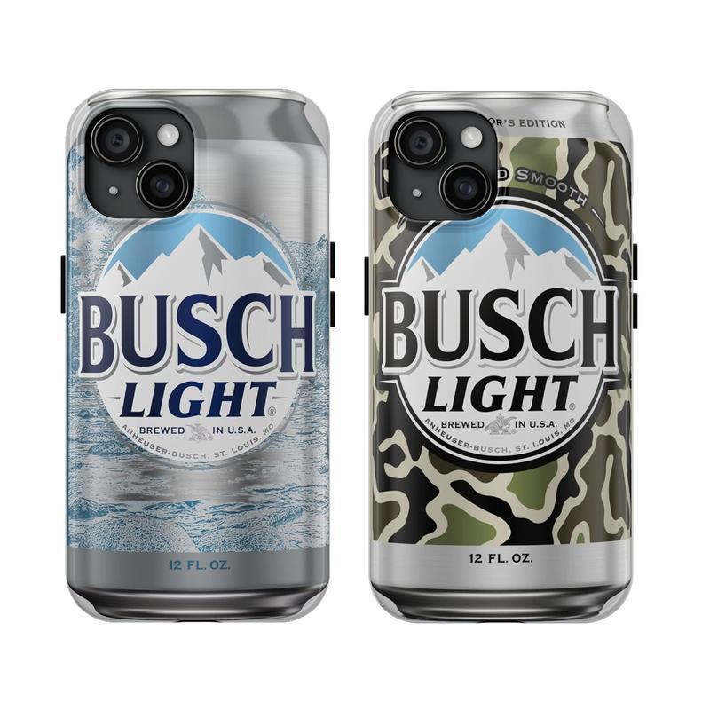 Busch Light Tough Phone Case, Lager Domestic Case, iPhone 16 15 14 13 12 11 Pro Max 8 Plus X, Durable Accessories