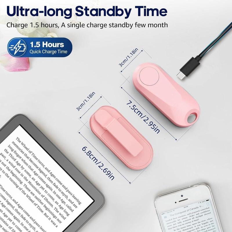 Remote Control Page Turner for Kindle Paperwhite Oasis Kobo E-Book eReaders, Remote Camera Shutter and Video, Page Turner Clicker for iPad Tablets Reading Novels