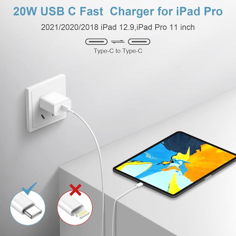 4PC fast charger,20W i Phone charger with 6FT 10FT  Type C Cable for iPhone 16 16Pro 16Pro Max 16Plus 15 15 Pro 15 Pro Max,Samsung and Android Phone,portable charger,Travel charger