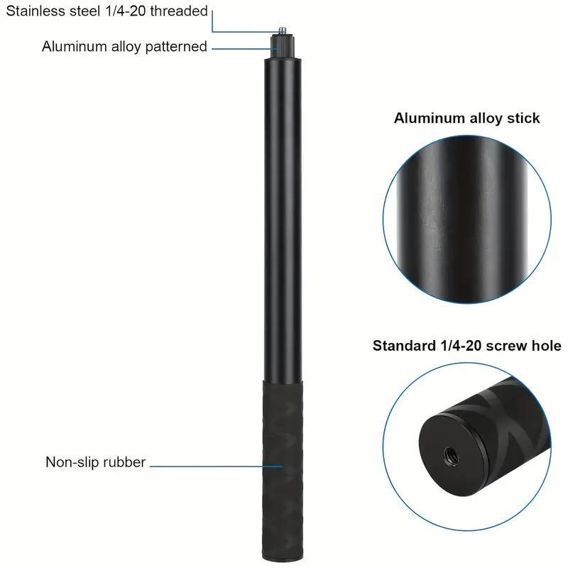 360° Rotatable Selfie Stick, Monopod, Phone Holder For GoPro 11 10, Camera Accessories