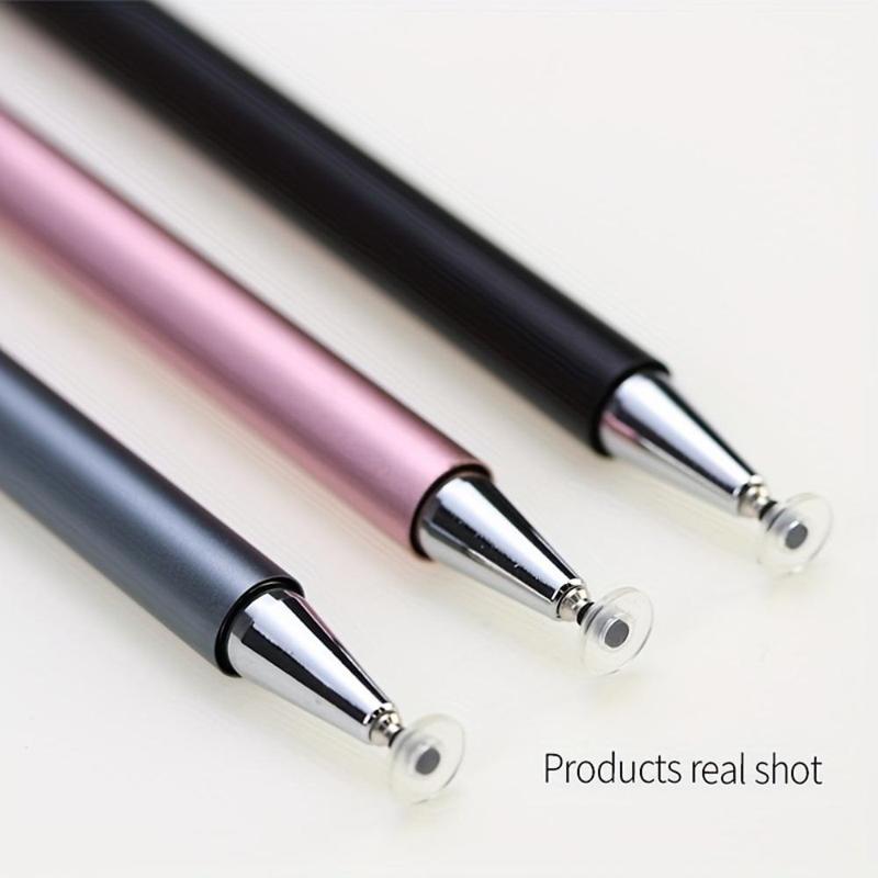 Universal Touch Pen Stylus Pen, Soft Fiber Tip & Disc Nib Touch Screen Pen, Compatible with All Touch Screens, Tablets, Phones, Android, Microsoft Surface, Tablet Accessories