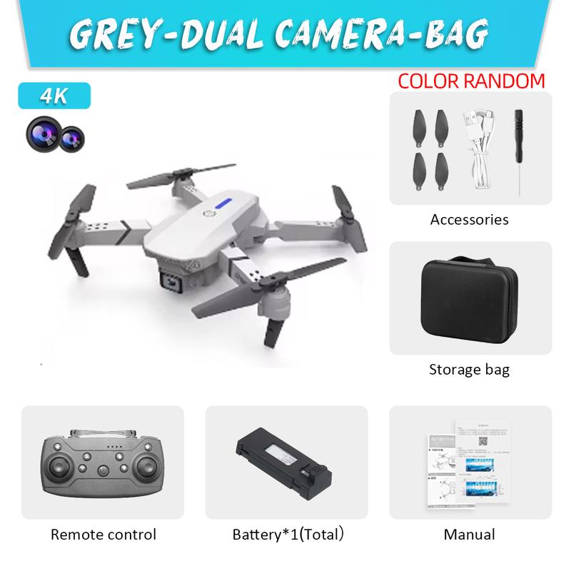 New E88 Pro WIFI FPV Drone Wide Angle HD 4K 1080P Camera Height Hold RC Foldable Quadcopter Dron Helicopter Toys Gift Folding