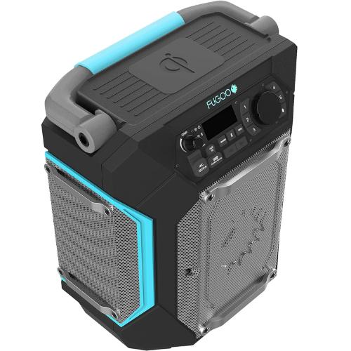 Fugoo Traveler Portable Bluetooth Speaker - 100W, 7-Inch Sub, 48 Hour Playtime, 270 Degree Audio, IPX4 Water Resistant