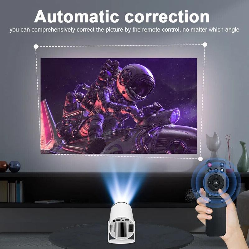 HY300 PRO Projector 4K Android 11 Dual Wifi 200 ANSI Allwinner H713 BT5.0 1080P 1280*720P Home Cinema Outdoor Projetor 40*130 Audio Flash