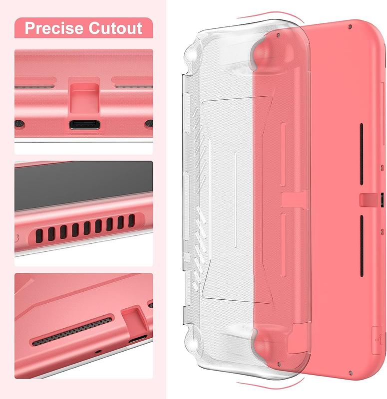 innoAura Switch Lite Case 17 in 1 Accessories Bundle with Switch Lite Carrying Case, Switch Game Case, Switch Lite Screen Protector, Switch Thumb Grips