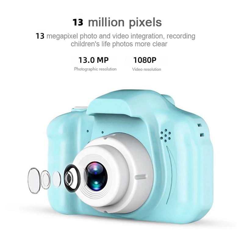 Upgrade Kids Selfie Camera,HD Digital Video Cameras for Toddler,Portable Toy with 32GB SD Card Christmas Birthday Gifts for kids Age 3-9 camera Kids Selfie