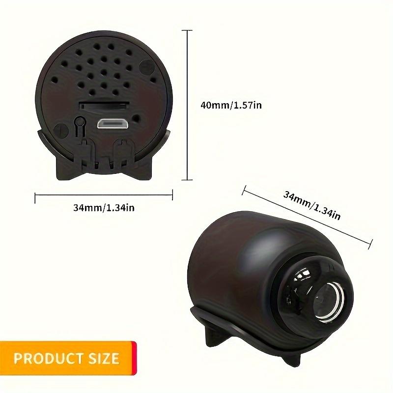 1pc WiFi Surveillance Camera, Intelligent Home Security Camera, Home Security Monitor, Mini Pet Camera, 2.4GHz Camera, Suitable For Motion Detection In Android Applications, Easter Gifts, Christmas Gifts, Suitable For Outdoor indoor Use, Bl