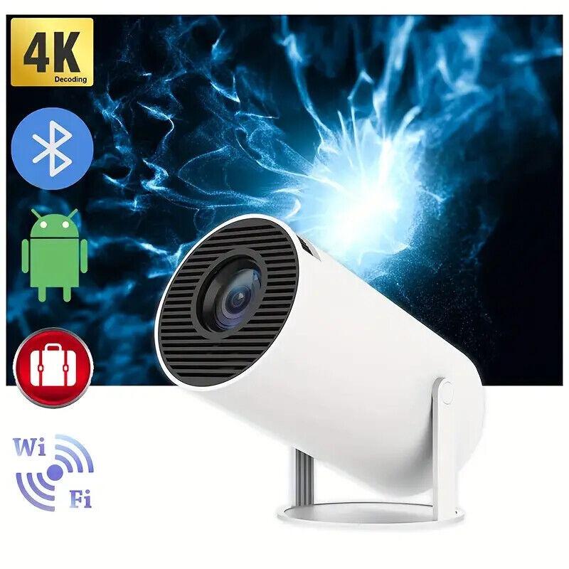 HY300 PRO Projector 4K Android 11 Dual Wifi 200 ANSI Allwinner H713 BT5.0 1080P 1280*720P Home Cinema Outdoor Projetor 40*130 Audio Flash