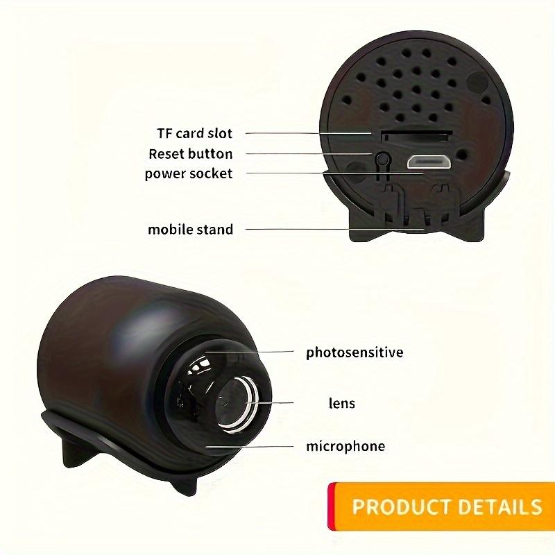 1pc WiFi Surveillance Camera, Intelligent Home Security Camera, Home Security Monitor, Mini Pet Camera, 2.4GHz Camera, Suitable For Motion Detection In Android Applications, Easter Gifts, Christmas Gifts, Suitable For Outdoor indoor Use, Bl