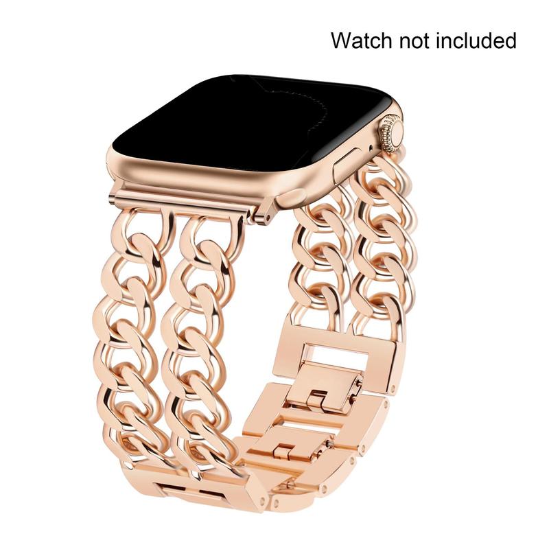 Watch Band (Band Only), Adjustable Watch Band for Women, Wearable Accessories Compatible with Apple Watch Series 9 8 7 6 5 4 3 2 1 SE Ultra