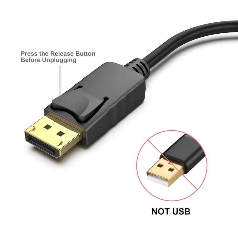 DP Displayport Male to HDMI Female Cable Converter Adapter for PC Laptop Desktop