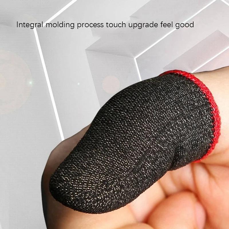 Gaming Finger Cover (5 Pairs), Breathable & Sweat-proof Gaming Gloves with Touch Screen Finger Cover, Comfortable & Precise to Enhance Your Gaming Experience