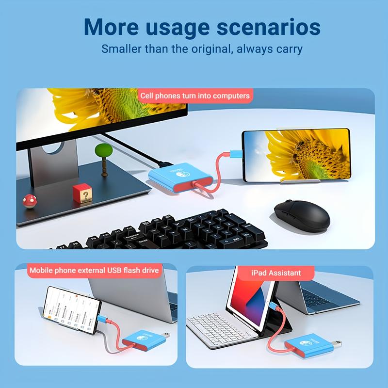 4K HDMI Output 3-in-1 Switch Dock for Nintendo: Portable TV Adapter with USB C Charging for Switch OLED, Steam Deck & Samsung DeX Accessories Console Smartphone