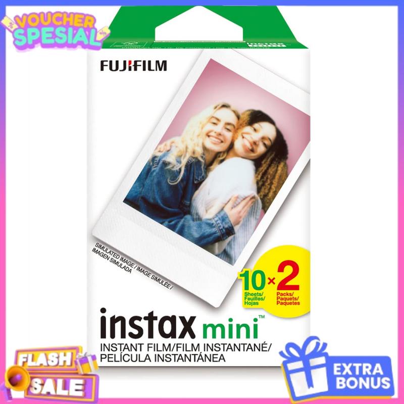 FUJIFILM Instax Mini Instant Film Twin Pack (White), 20 photos