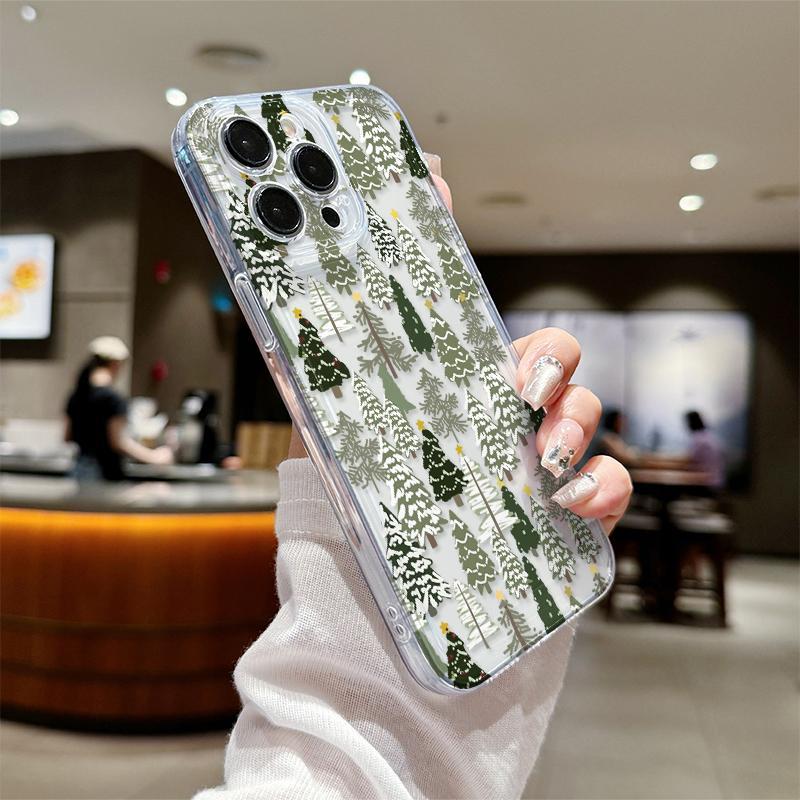 Tree Pattern Phone Case, Anti-slip Decorative Phone Protector Cover, Phone Accessories Compatible with iPhone 11 12 13 14 15 Series